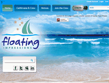 Tablet Screenshot of floatingimpressions.com.au